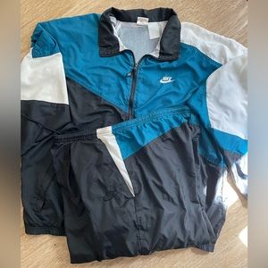 VTG MENS NIKE SWEAT JACKET & PANTS